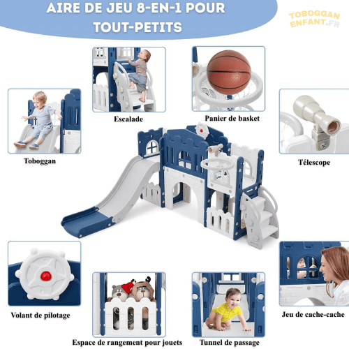 Château Toboggan Enfant Intérieur