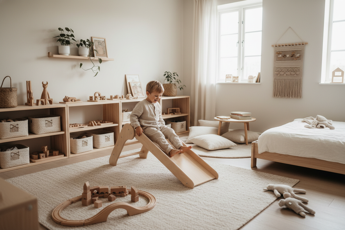 Concentration et motricité libre : pourquoi un toboggan enfant aide vraiment