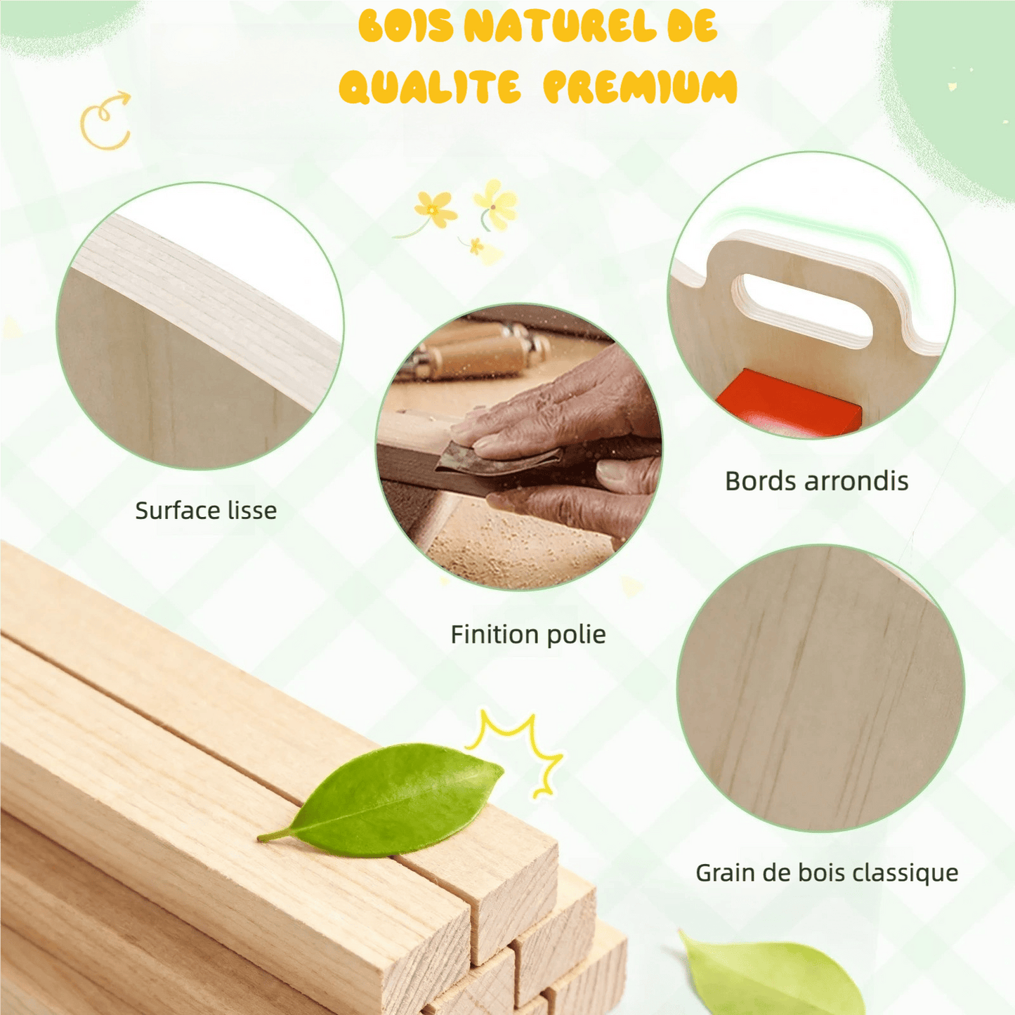 Arche montessori avec coussin