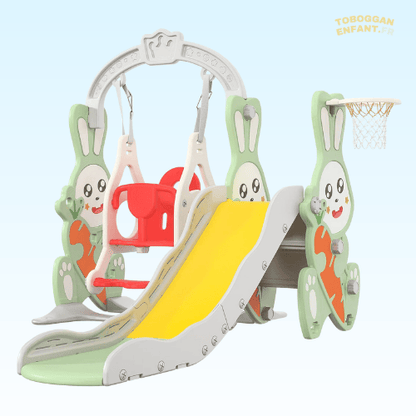 Balancoire toboggan enfant