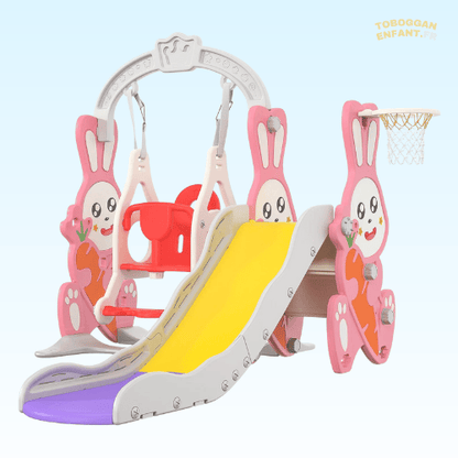 Balancoire toboggan enfant