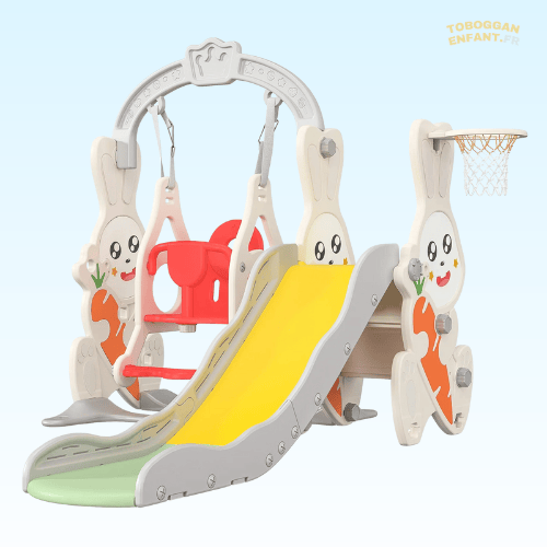 Balancoire toboggan enfant