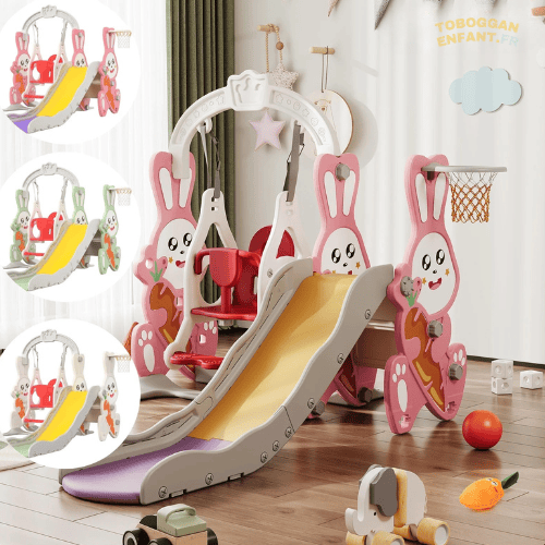 Balancoire toboggan enfant