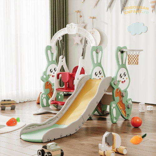 Balancoire toboggan enfant