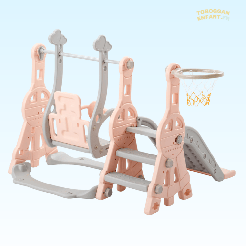Balancoire toboggan intérieur