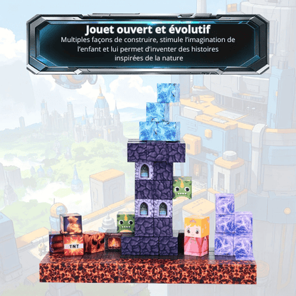 Bloc de construction magnétique