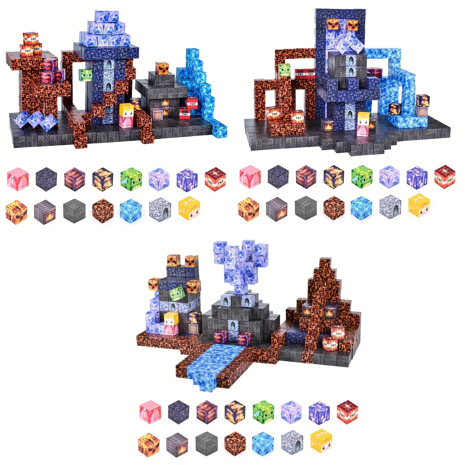 Bloc de construction magnétique