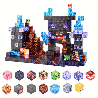 Bloc de construction magnétique