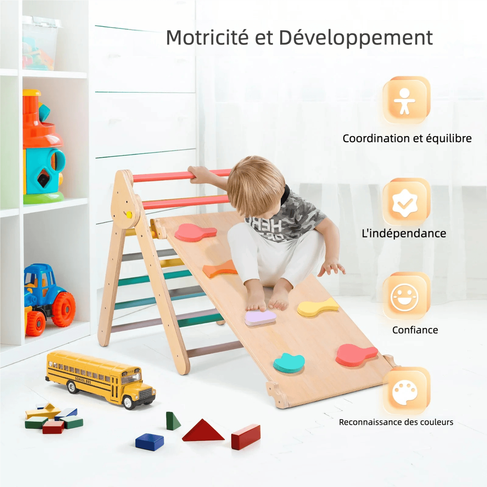 Mur escalade enfant 3 ans