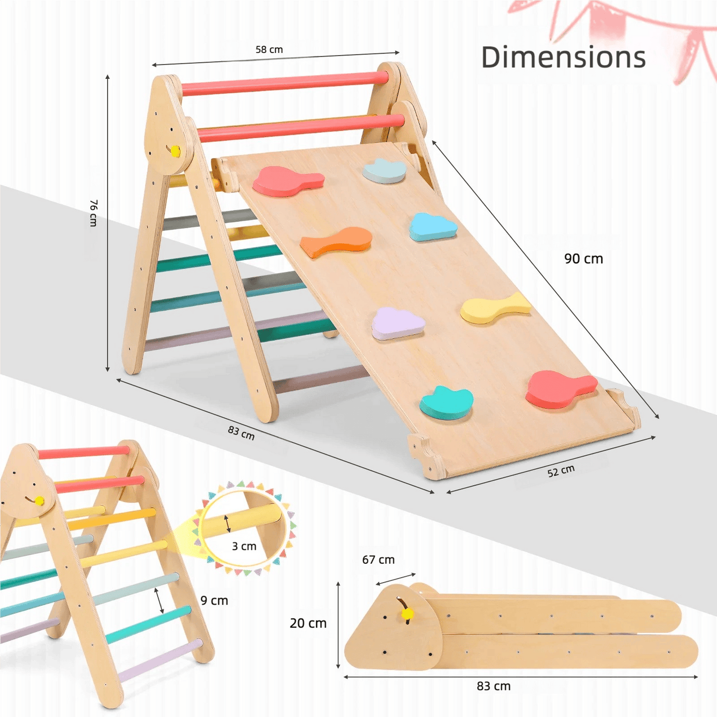 Mur escalade enfant 3 ans