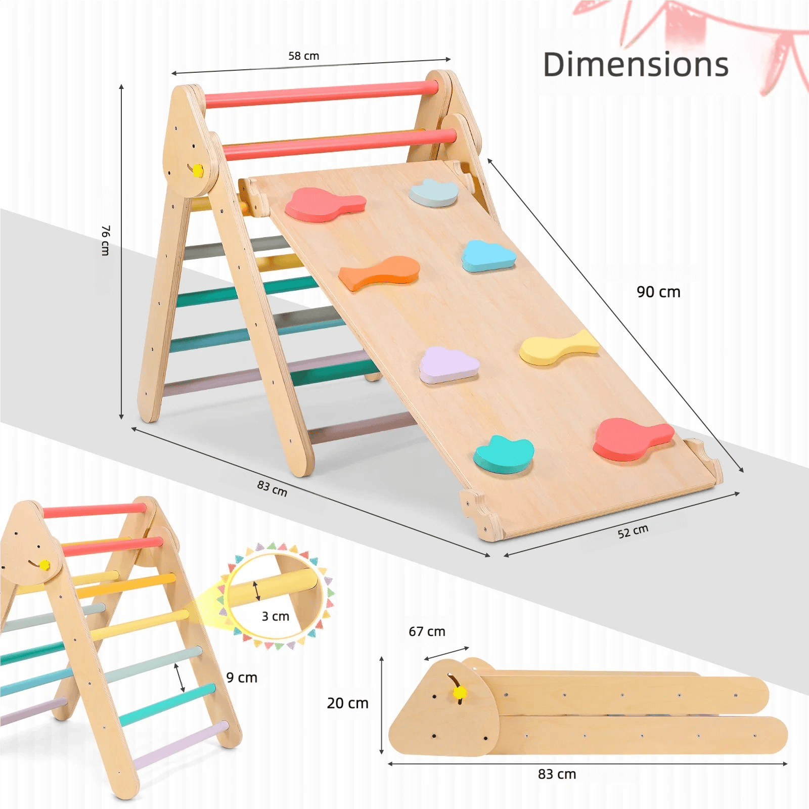 Mur escalade enfant 3 ans