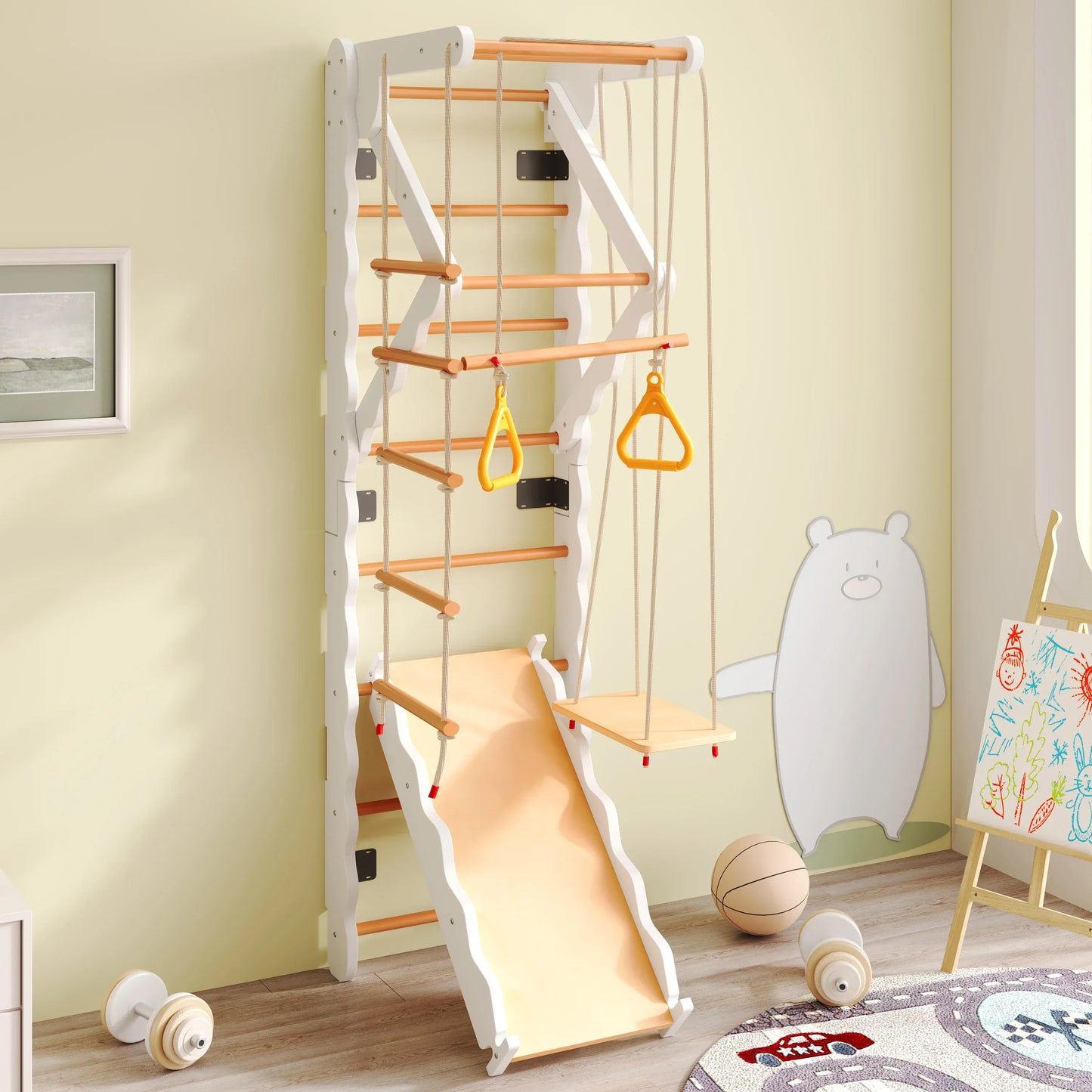 Mur escalade enfant interieur