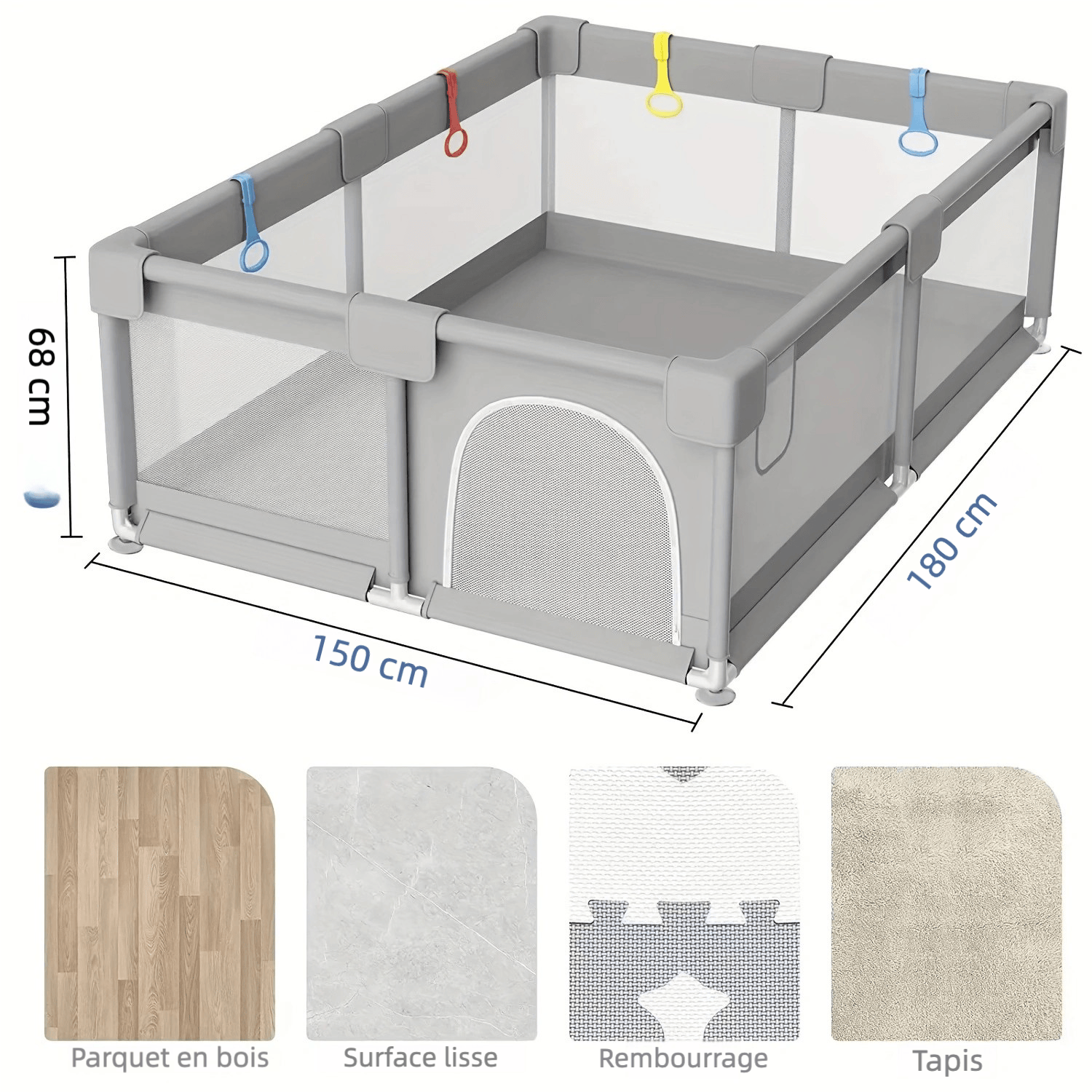 Parc bébé modulable
