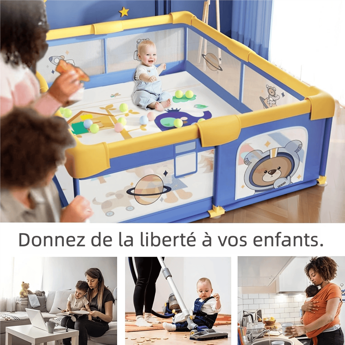 Parc bebe pliable