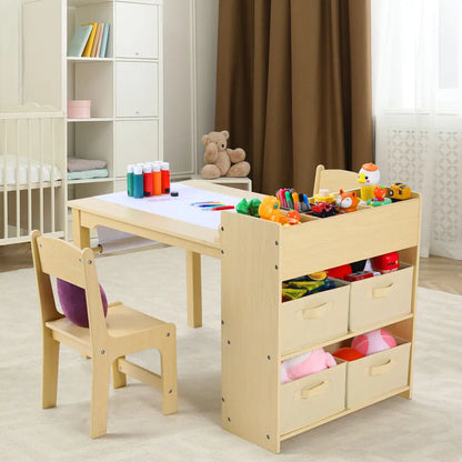 Table et chaise enfant bois