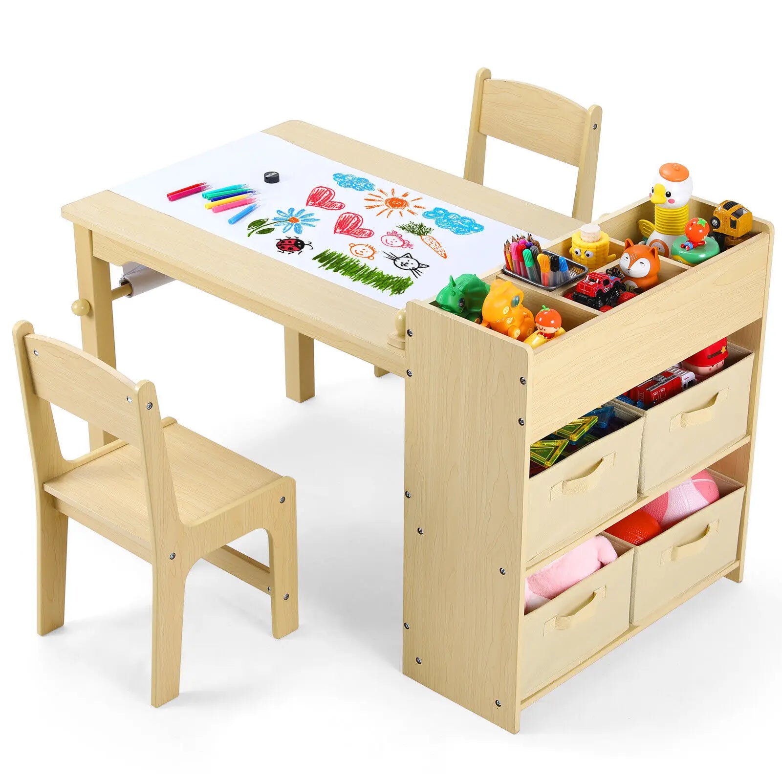 Table et chaise enfant bois
