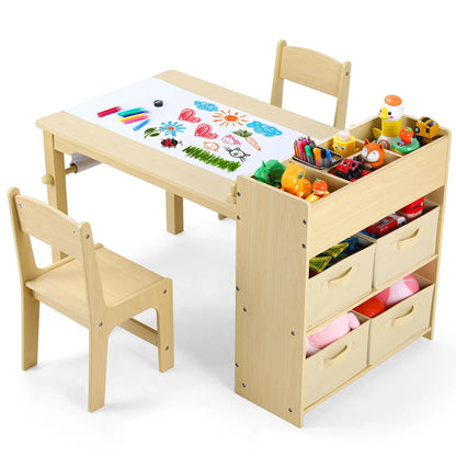 Table et chaise enfant bois
