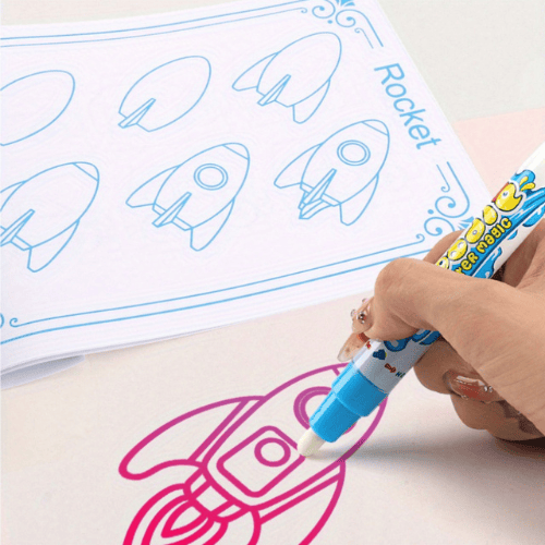 Tapis dessin eau bébé