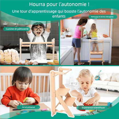 Tour d'apprentissage pliable