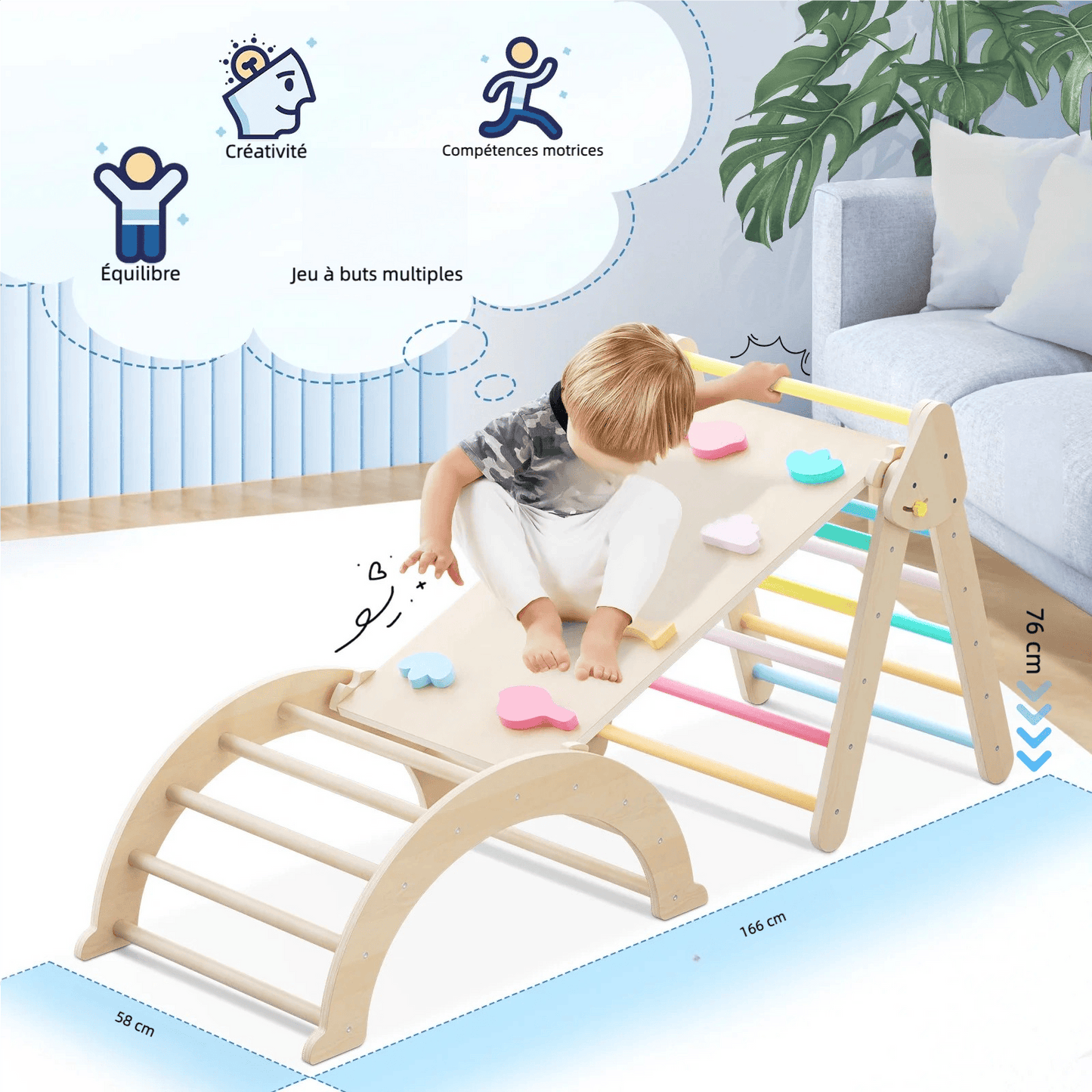 Triangle de motricité pikler