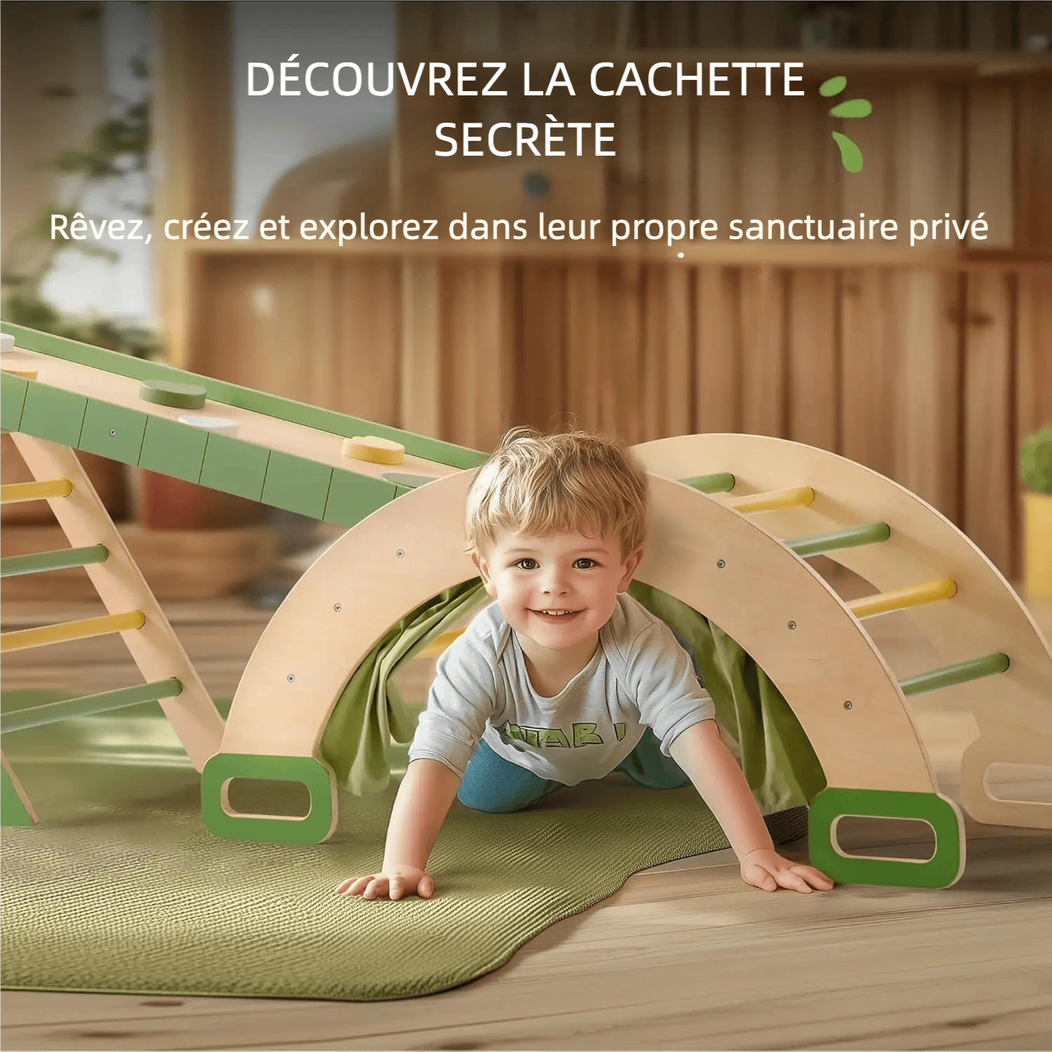 Triangle de pikler pliable