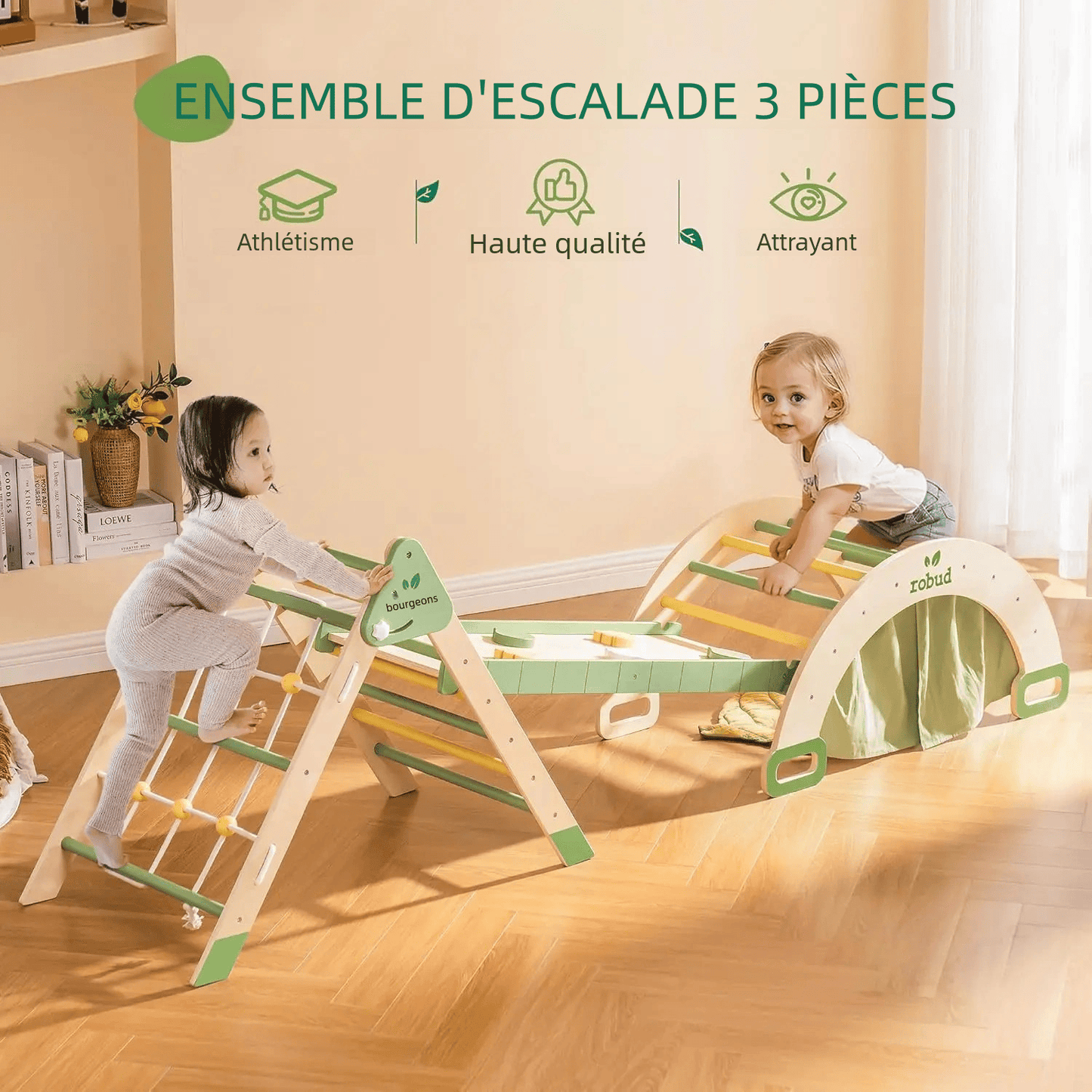 Triangle de pikler pliable