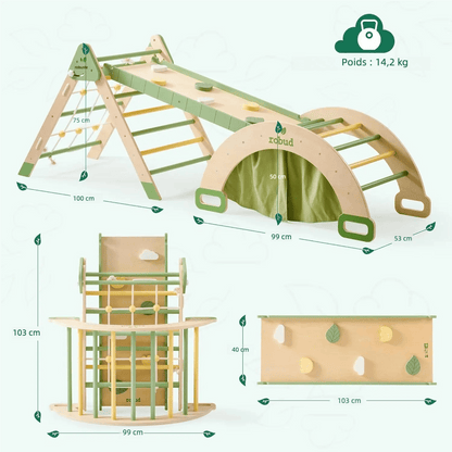 Triangle de pikler pliable