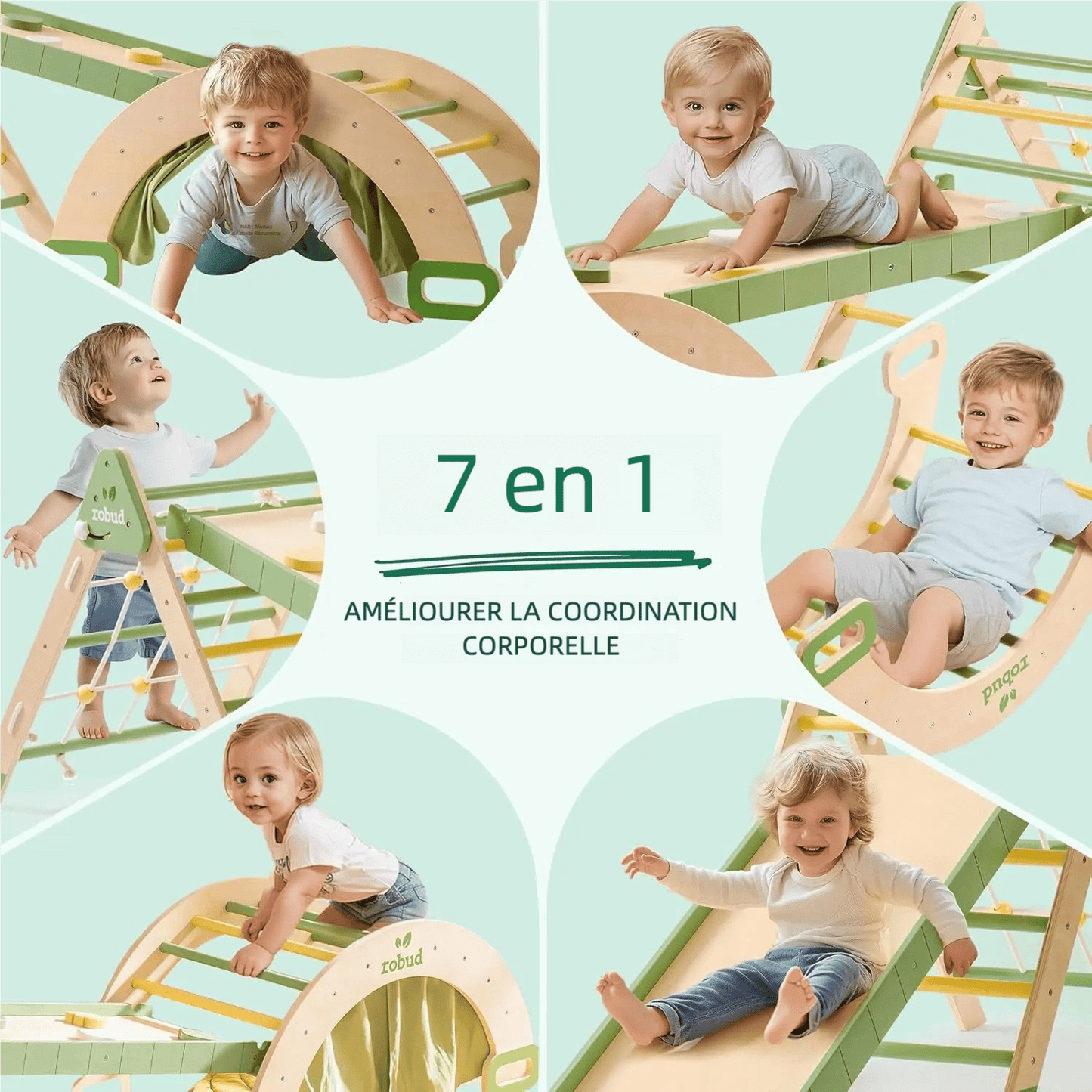 Triangle de pikler pliable